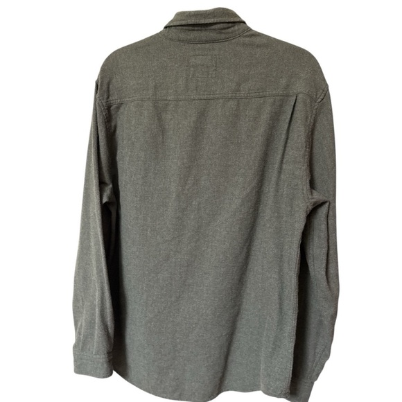 Rails Runson Mens Button Down Long Sleeve Shirt Cotton Blend Hunter Green Large - Picture 3 of 9